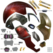 Motorized Mark 85 V5 Helmet 3D Print Model