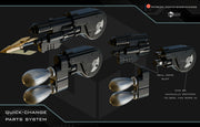The Batman spear gun or grappling hook with extras