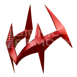 Red Wanda Headpiece 3D Model