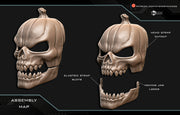The Harvester - Pumpkin mask (moveable jaw)
