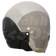 White Assassin V4 Helmet 3D Printable Model