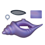 Magic Conch Shell 3D Model