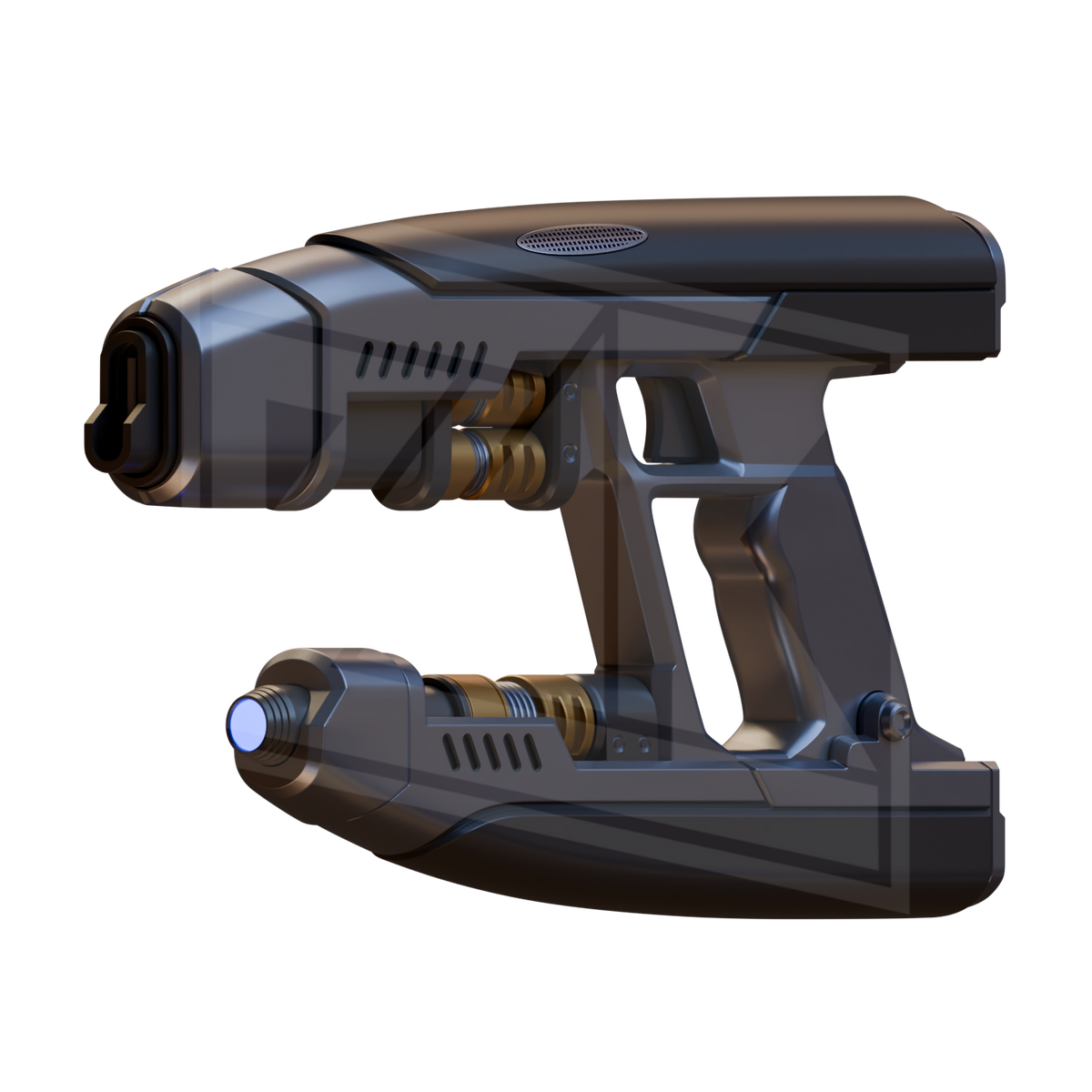Rivals Blaster 3D Model – Wireframe
