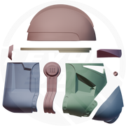 Speeder Bike Trooper / Commander Helmet 3D printable Model