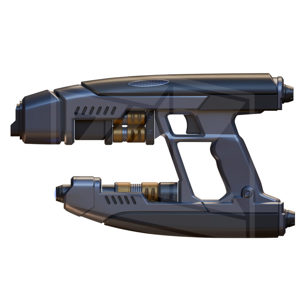 Rivals Blaster 3D Model – Wireframe