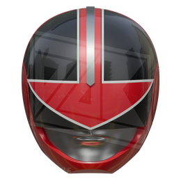 Red Time Ranger Helmet 3D Model