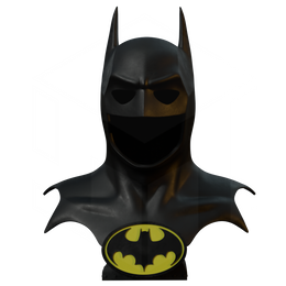 The Batman 1989 cowl - 1:1 scale display piece