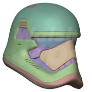Space Trooper Helmet 3D Print Model
