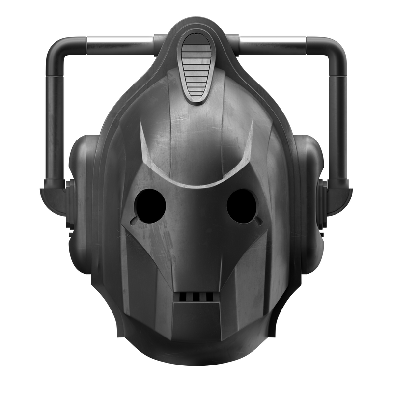 Cyberman Helmet Doctor Who 3D Printable Model – Wireframe
