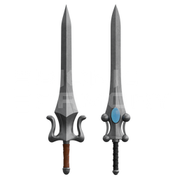He-Man & She-Ra Sword Set 3D Model