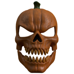 The Harvester - Pumpkin mask (moveable jaw)