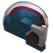 Motorized Iron Patriot MK1 Helmet 3D Model
