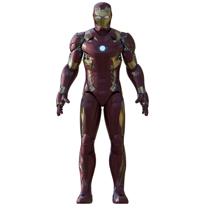 400% IRON MAN Mark 46 シビル・ウォー Iron Man Mark 46 DLX Collectible Figure by Threezero
