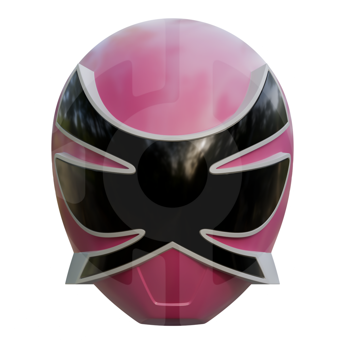 PRS Pink Ranger Helmet File – Wireframe