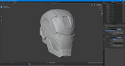 Ironman Mark 41 Bones Helmet 3D Print Model