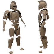 Roman infantry trooper armor