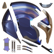 Motorized Walsh3D Ironman Mark 49 Rescue Helmet 3D Print Model