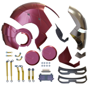 Iron Man MK5 helmet with motorization 3D Model