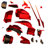 Gundam Astray Red Frame Helmet 3D Print Model