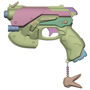 Overwatch D.VA Blaster 3D Print Model