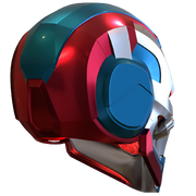 Iron Patriot mk 2 helmet 3D Model
