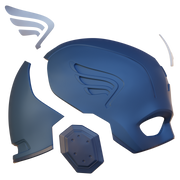 2012 Captain America Helmet 3D Print Model