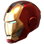 Iron Man MK45B Helmet Motorized 3D Model