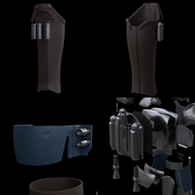 Star Wars The Mandalorian inspired Mandalorian armor, helmet and jetpack 3D-file for cosplay