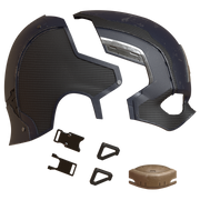 Captain America Helmet 3D Model