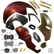 Motorized Walsh3D Ironman Mark 85 V5 Helmet 3D Print Model