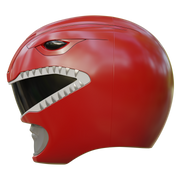 VEK3D Red Ranger MMPR Helmet File