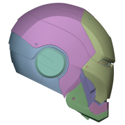 Motorized Walsh3D Ironman Mark 45B Helmet 3D Print Model