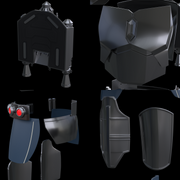 Star Wars The Mandalorian inspired Mandalorian armor, helmet and jetpack 3D-file for cosplay
