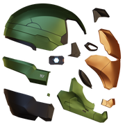 Ironman / Master Cheif Mark 117 Helmet 3D Print Model