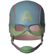 Captain America Helmet 3D Model
