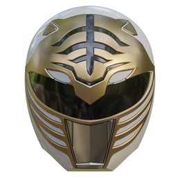 VEK3D White Ranger MMPR Helmet File