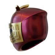 Crimson Thunder Ranger Helmet 3D Model
