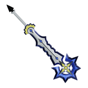 Kingdom Hearts Saix Claymore 3D Model – Wireframe