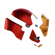 Ironman Mark 35 / 36 Red Snapper / Peacemaker Helmet 3D Print Model