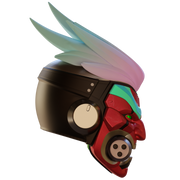 Motorized Overwatch Cyberdemon Genji Helmet 3D Print Model