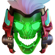 Motorized Overwatch Cyberdemon Genji Helmet 3D Print Model