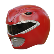 VEK3D Red Ranger MMPR Helmet File