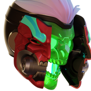 Motorized Overwatch Cyberdemon Genji Helmet 3D Print Model