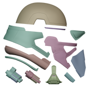 Early Concept First Order Stormtrooper 3D Print Model