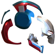 Iron Patriot mk 2 helmet 3D Model