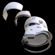 Star Wars Tank Trooper /ICAT Driver Helmet inspired 3D file for 3D printing