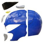 VEK3D Blue Ranger MMPR Helmet File
