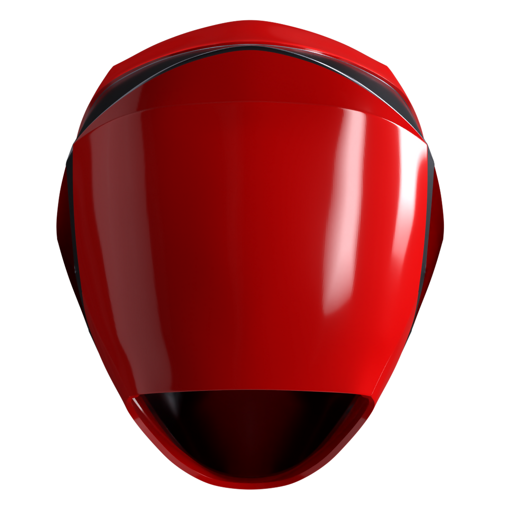 SPD Red Ranger Helmet - 3D Print Model – Wireframe