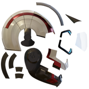 Ant Man Quantum Time Travel Helmet 3D Model