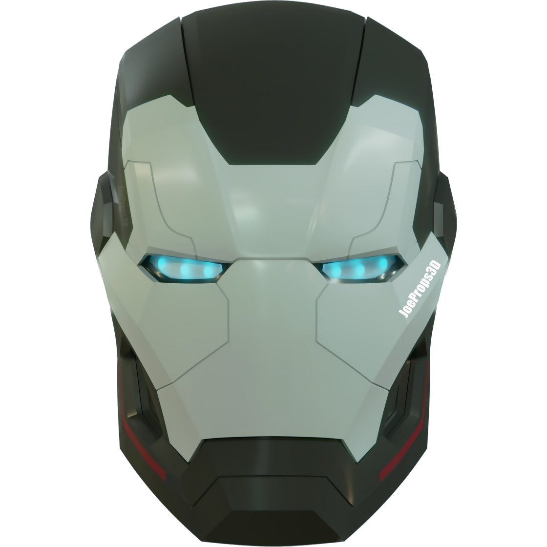 3D Printable War Machine Mark 6 Helmet STL File - JP3D – Wireframe War machine mark 6